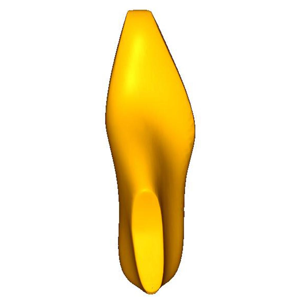 Mens Formal Chisel - 18mm Heel Height / 13mm Toe Spring - TOP VIEW