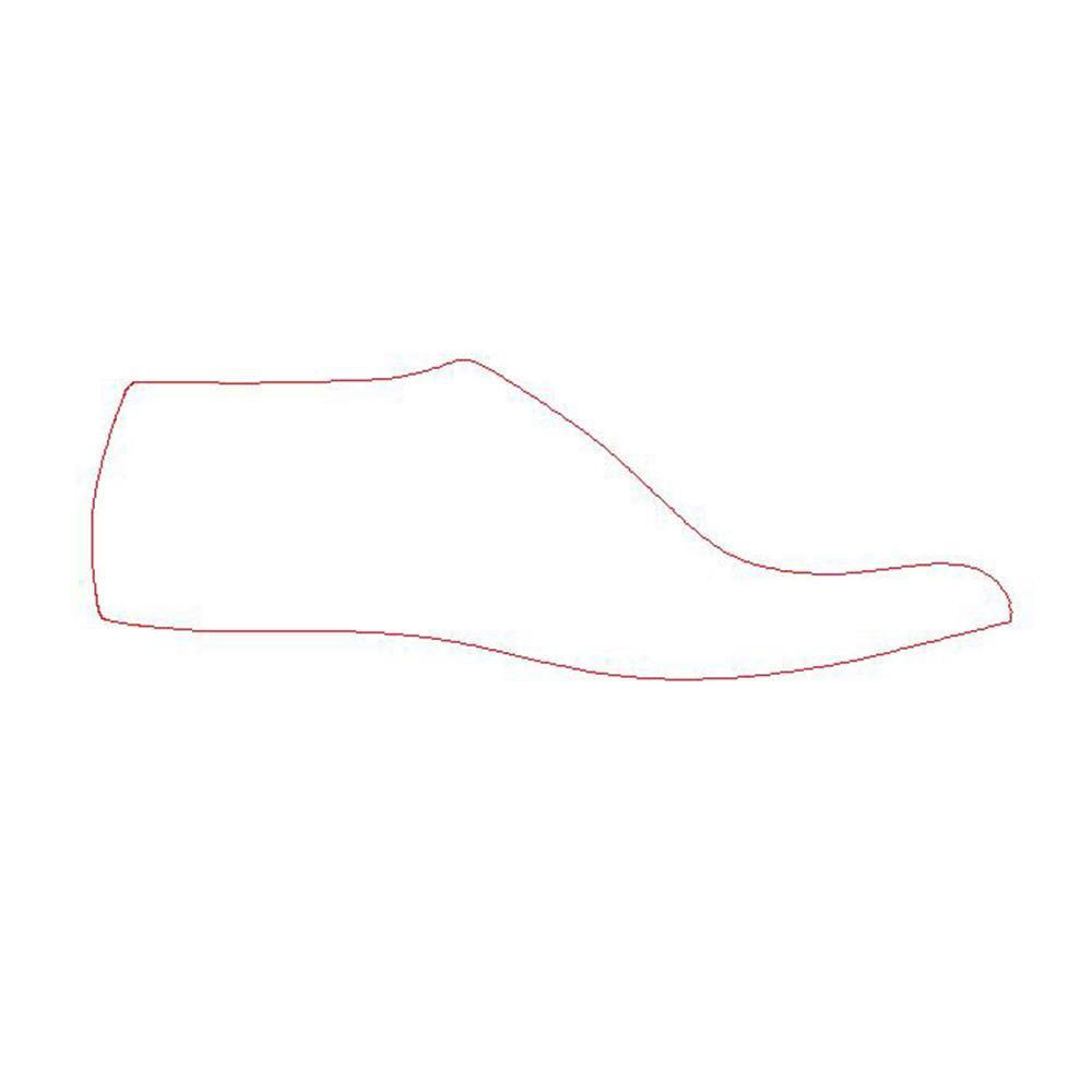 Mens Formal Round Toe - 18mm Heel Height / 19mm Toe Spring - SIDE VIEW