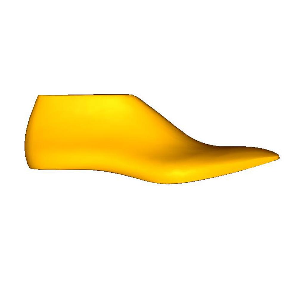 Ladies Square Court / Pump Toe - 35mm Heel Height - SIDE VIEW