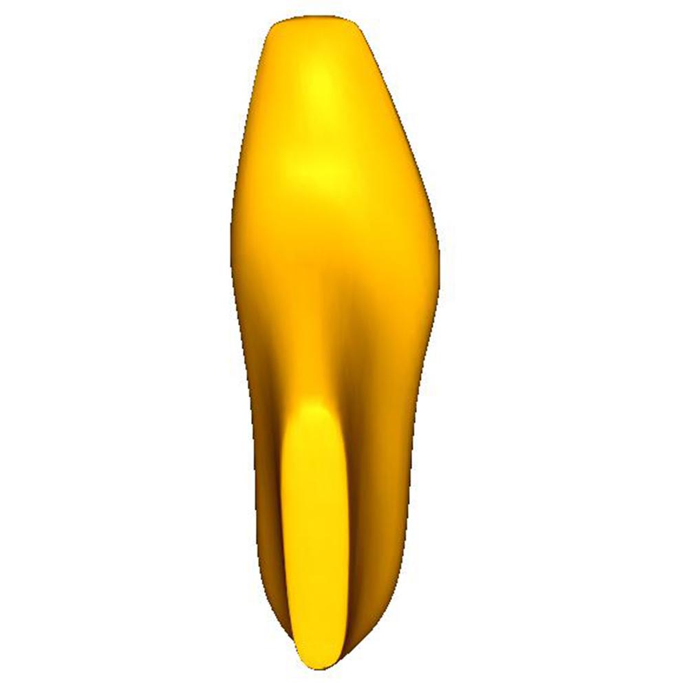 Ladies Square Court / Pump Toe - 35mm Heel Height - TOP VIEW