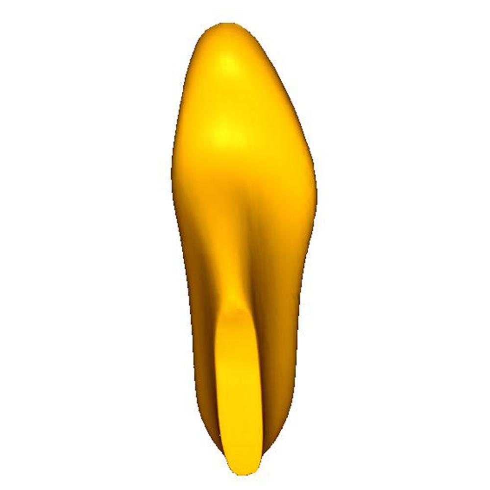 Ladies Classic Round Almond Toe - 40mm Heel Height - TOP VIEW