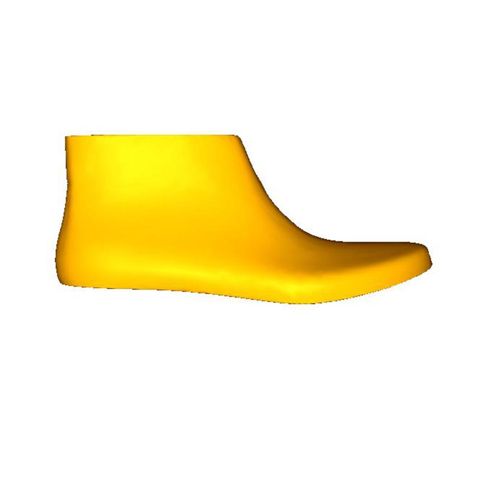 Child Round Toe Boot, Zip, Chelsea - 7mm Heel Height / Size 6 Model - SIDE VIEW